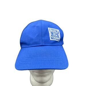 Ford Trucks Hat Mens Blue One Size Vintage Built Ford Tough Adjustable Snap Back